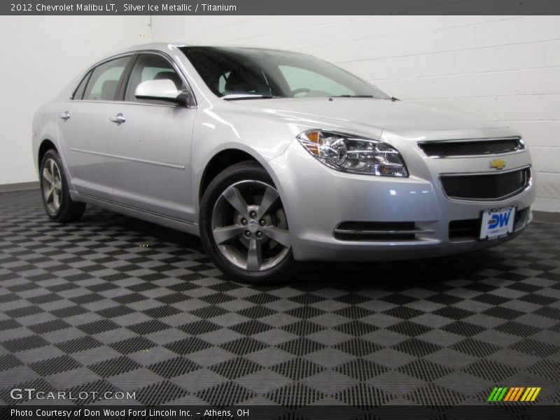 Silver Ice Metallic / Titanium 2012 Chevrolet Malibu LT