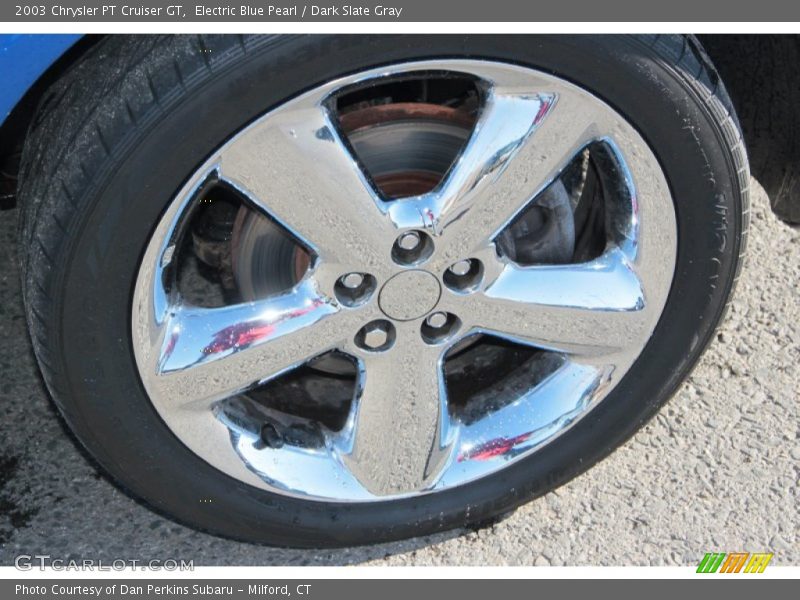 Electric Blue Pearl / Dark Slate Gray 2003 Chrysler PT Cruiser GT