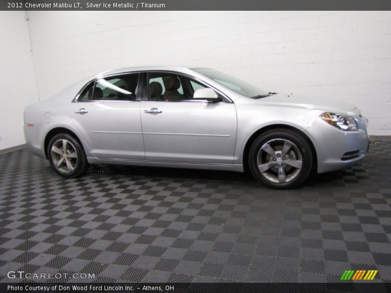 Silver Ice Metallic / Titanium 2012 Chevrolet Malibu LT