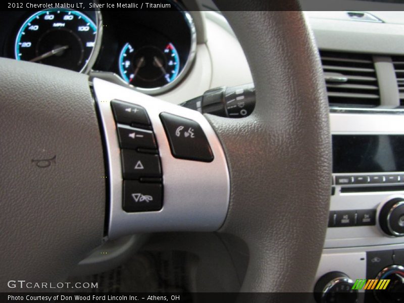 Silver Ice Metallic / Titanium 2012 Chevrolet Malibu LT