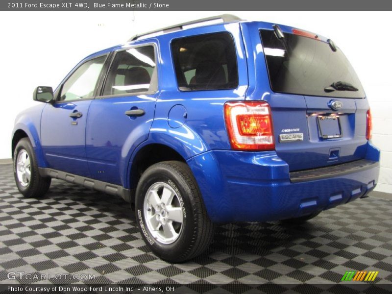 Blue Flame Metallic / Stone 2011 Ford Escape XLT 4WD