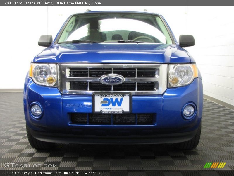 Blue Flame Metallic / Stone 2011 Ford Escape XLT 4WD