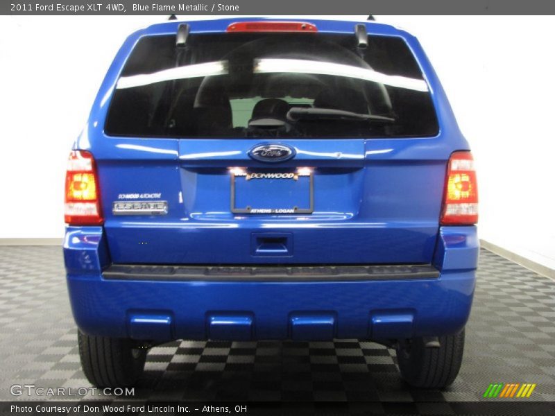 Blue Flame Metallic / Stone 2011 Ford Escape XLT 4WD