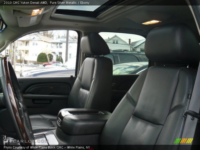 Pure Silver Metallic / Ebony 2010 GMC Yukon Denali AWD