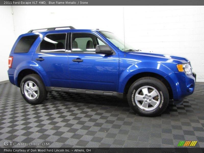 Blue Flame Metallic / Stone 2011 Ford Escape XLT 4WD