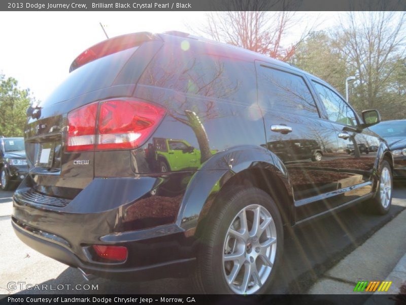 Brilliant Black Crystal Pearl / Black 2013 Dodge Journey Crew