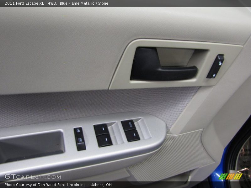 Blue Flame Metallic / Stone 2011 Ford Escape XLT 4WD