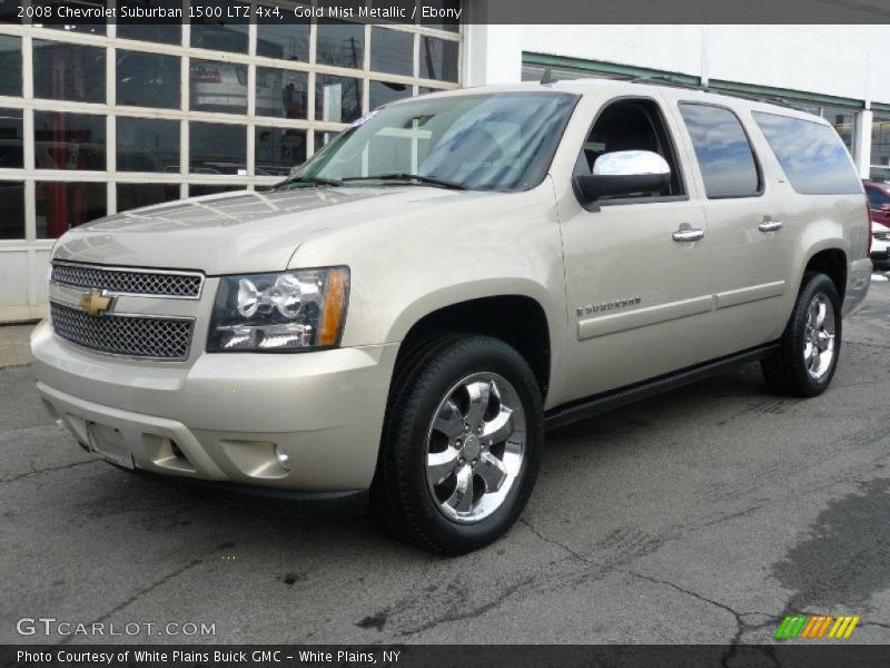 Gold Mist Metallic / Ebony 2008 Chevrolet Suburban 1500 LTZ 4x4