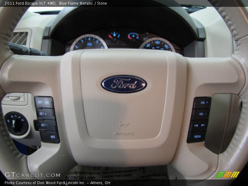 Blue Flame Metallic / Stone 2011 Ford Escape XLT 4WD