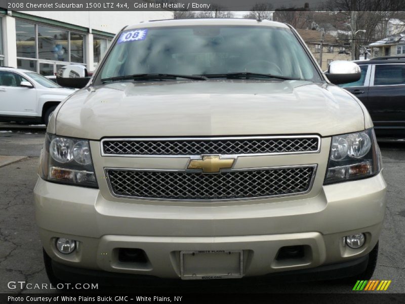 Gold Mist Metallic / Ebony 2008 Chevrolet Suburban 1500 LTZ 4x4