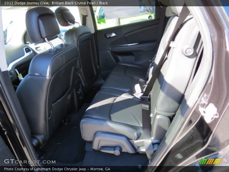 Brilliant Black Crystal Pearl / Black 2013 Dodge Journey Crew
