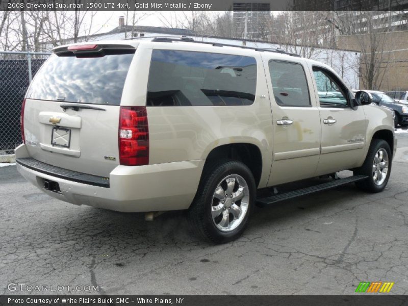 Gold Mist Metallic / Ebony 2008 Chevrolet Suburban 1500 LTZ 4x4