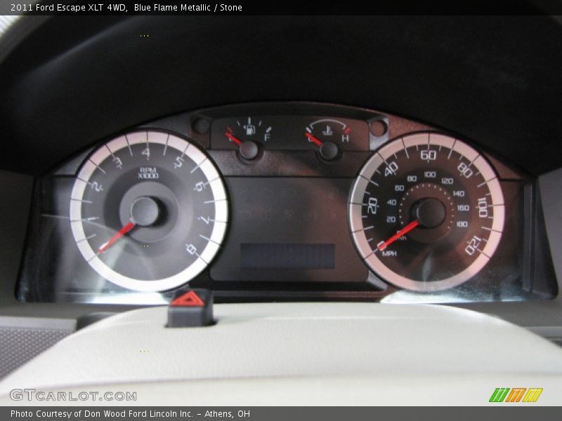 Blue Flame Metallic / Stone 2011 Ford Escape XLT 4WD