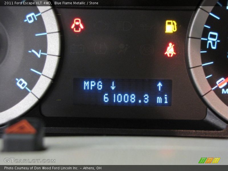 Blue Flame Metallic / Stone 2011 Ford Escape XLT 4WD