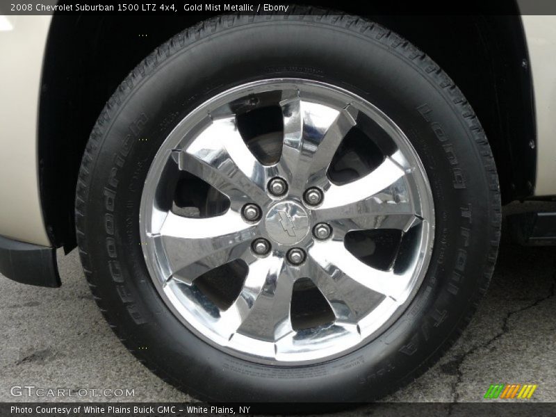 Gold Mist Metallic / Ebony 2008 Chevrolet Suburban 1500 LTZ 4x4