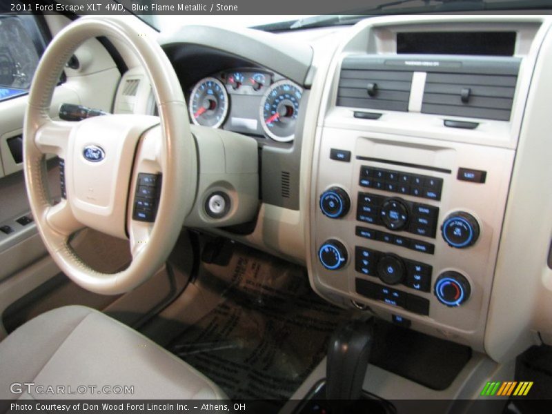 Blue Flame Metallic / Stone 2011 Ford Escape XLT 4WD