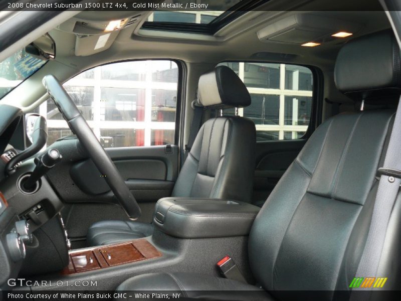 Gold Mist Metallic / Ebony 2008 Chevrolet Suburban 1500 LTZ 4x4