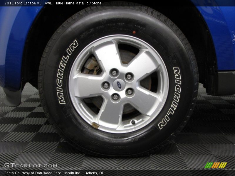 Blue Flame Metallic / Stone 2011 Ford Escape XLT 4WD