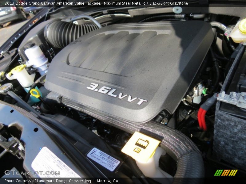 Maximum Steel Metallic / Black/Light Graystone 2013 Dodge Grand Caravan American Value Package