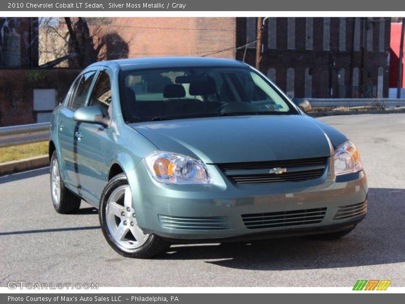 Silver Moss Metallic / Gray 2010 Chevrolet Cobalt LT Sedan