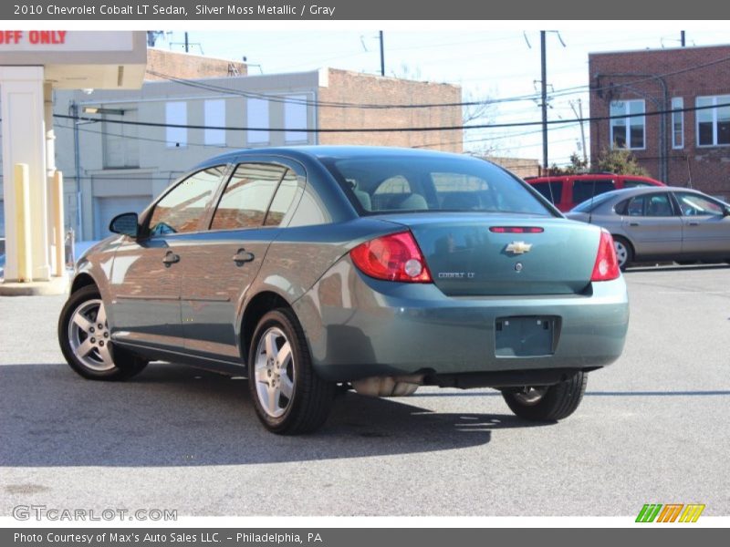 Silver Moss Metallic / Gray 2010 Chevrolet Cobalt LT Sedan