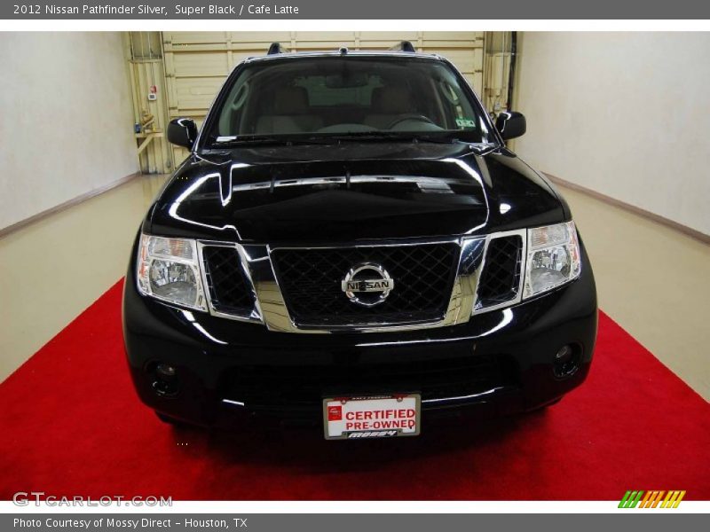 Super Black / Cafe Latte 2012 Nissan Pathfinder Silver