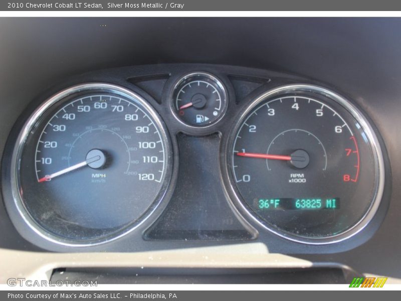 Silver Moss Metallic / Gray 2010 Chevrolet Cobalt LT Sedan