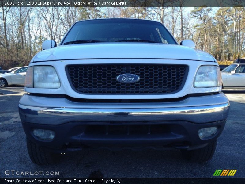 Oxford White / Dark Graphite 2001 Ford F150 XLT SuperCrew 4x4