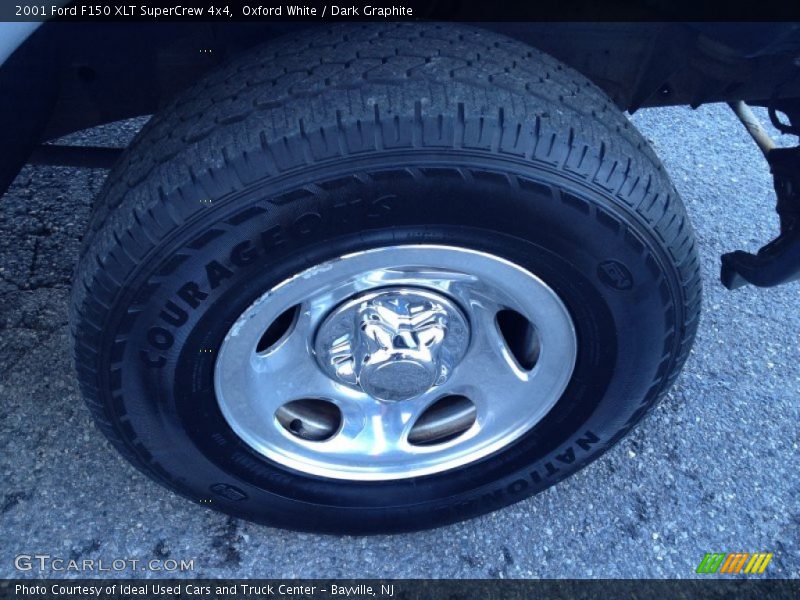 Oxford White / Dark Graphite 2001 Ford F150 XLT SuperCrew 4x4