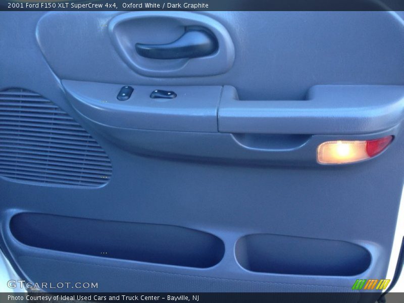 Oxford White / Dark Graphite 2001 Ford F150 XLT SuperCrew 4x4
