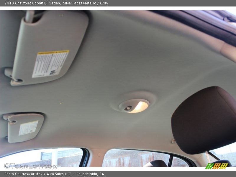Silver Moss Metallic / Gray 2010 Chevrolet Cobalt LT Sedan
