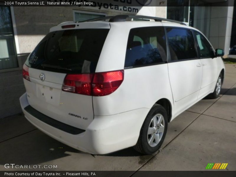 Natural White / Fawn Beige 2004 Toyota Sienna LE