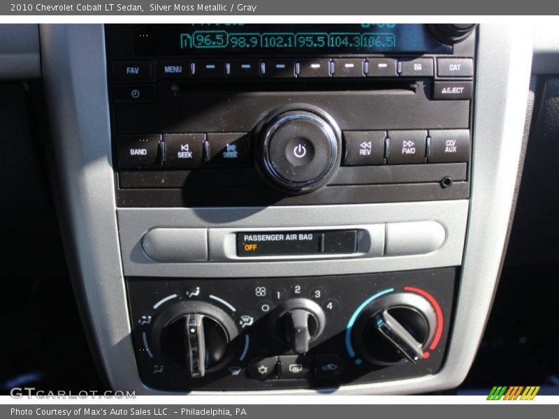 Silver Moss Metallic / Gray 2010 Chevrolet Cobalt LT Sedan