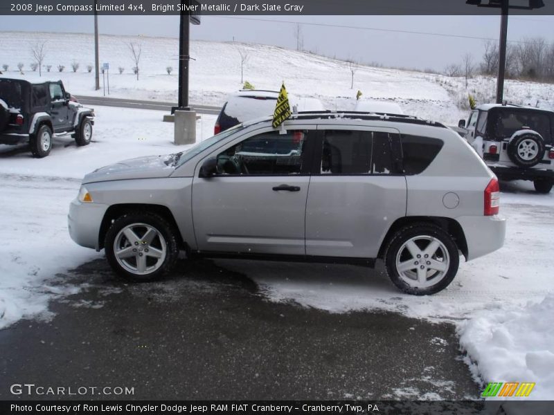 Bright Silver Metallic / Dark Slate Gray 2008 Jeep Compass Limited 4x4