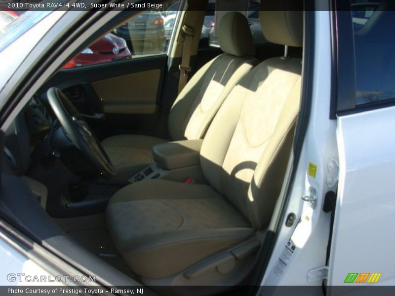 Super White / Sand Beige 2010 Toyota RAV4 I4 4WD