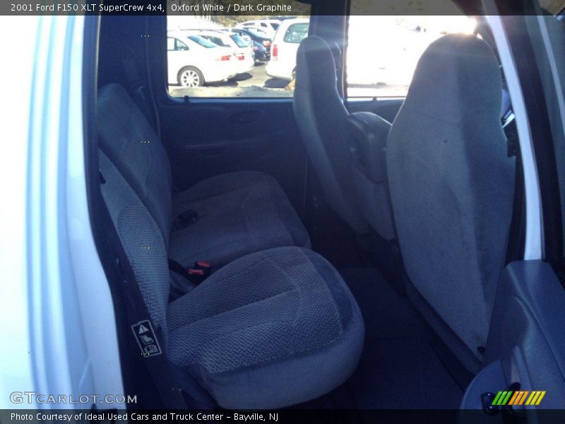 Oxford White / Dark Graphite 2001 Ford F150 XLT SuperCrew 4x4