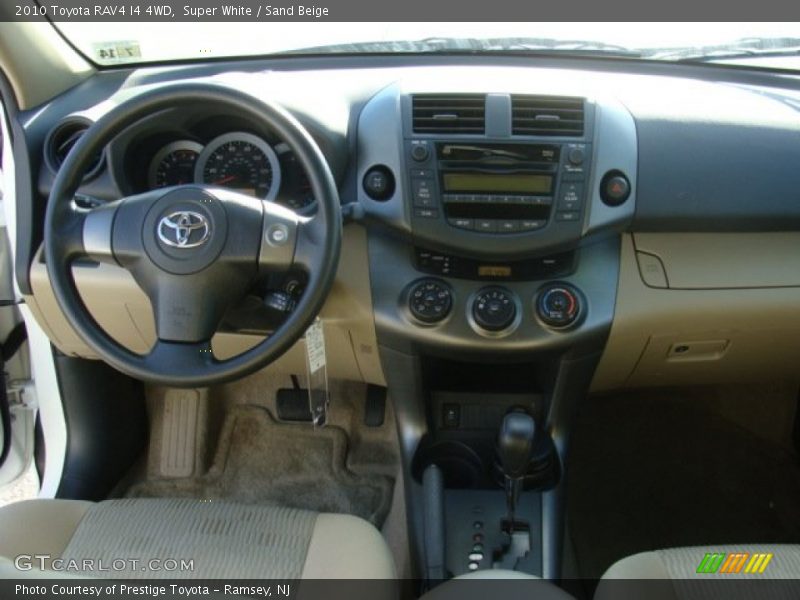 Super White / Sand Beige 2010 Toyota RAV4 I4 4WD
