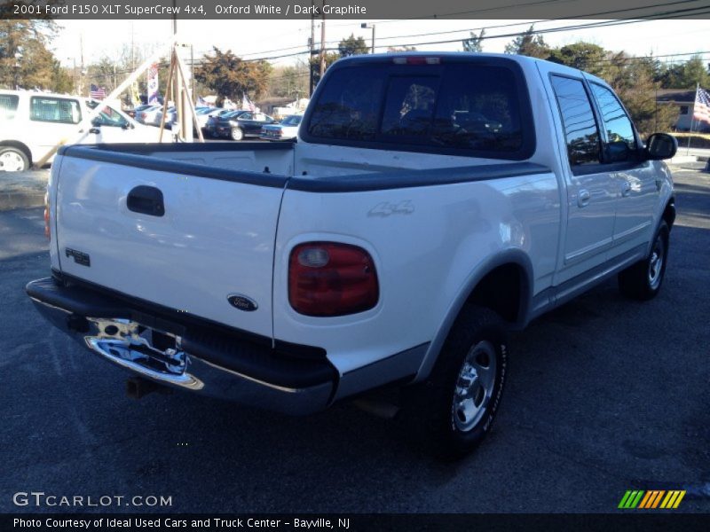 Oxford White / Dark Graphite 2001 Ford F150 XLT SuperCrew 4x4