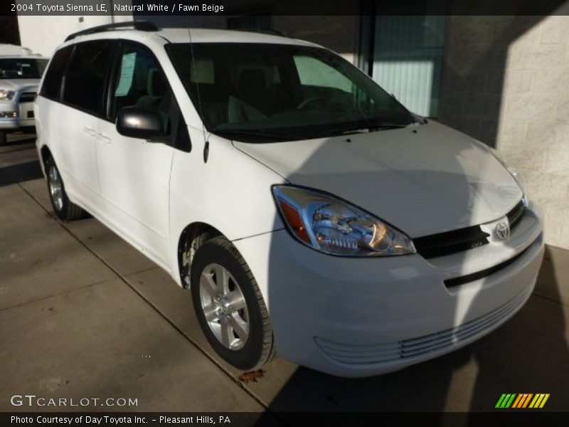 Natural White / Fawn Beige 2004 Toyota Sienna LE