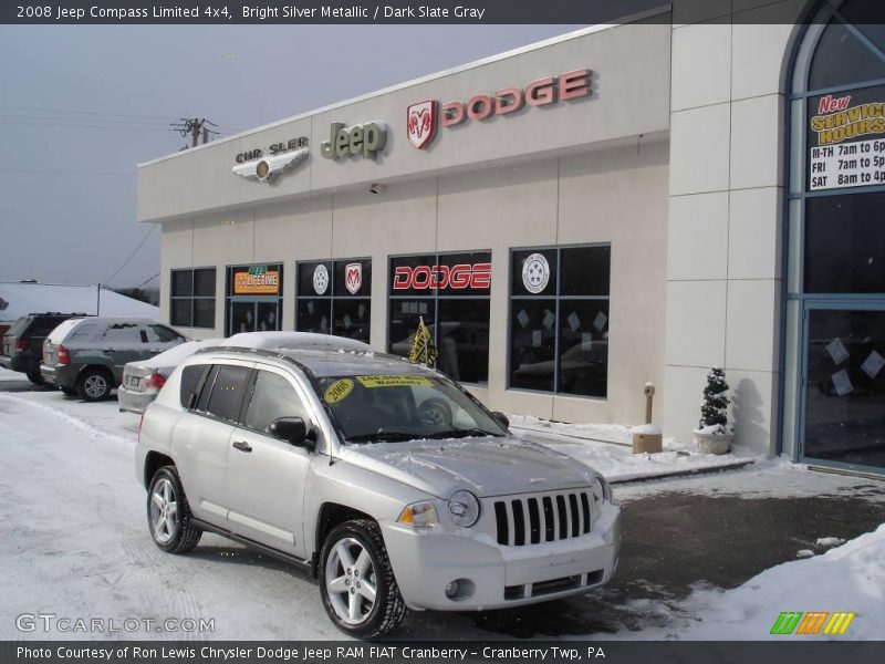 Bright Silver Metallic / Dark Slate Gray 2008 Jeep Compass Limited 4x4