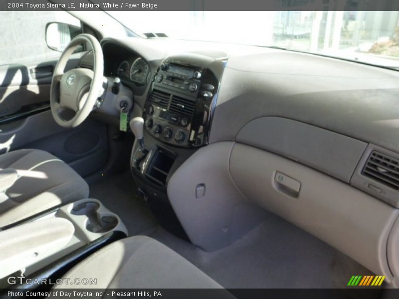 Natural White / Fawn Beige 2004 Toyota Sienna LE