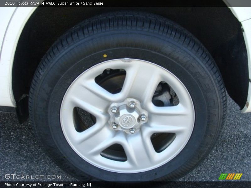 Super White / Sand Beige 2010 Toyota RAV4 I4 4WD