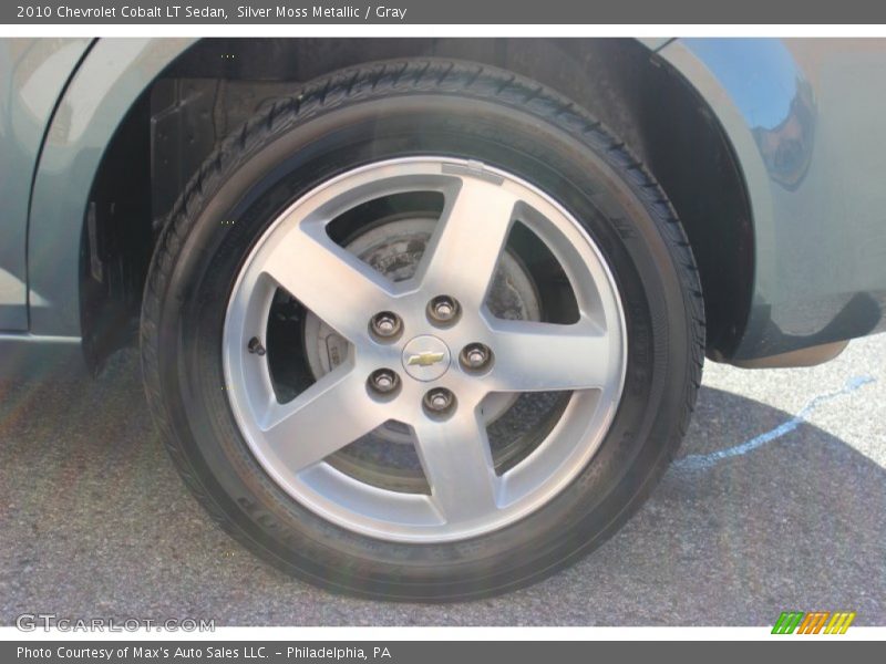 Silver Moss Metallic / Gray 2010 Chevrolet Cobalt LT Sedan