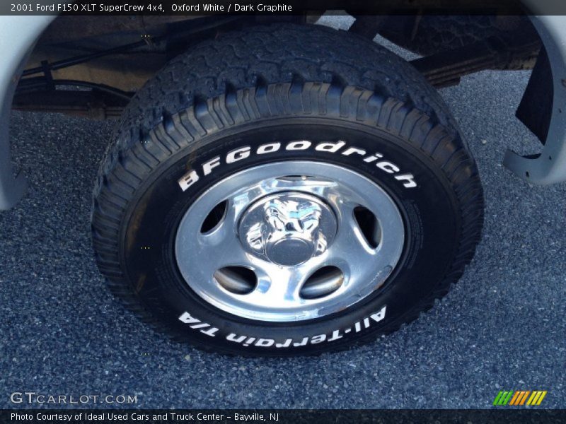 Oxford White / Dark Graphite 2001 Ford F150 XLT SuperCrew 4x4