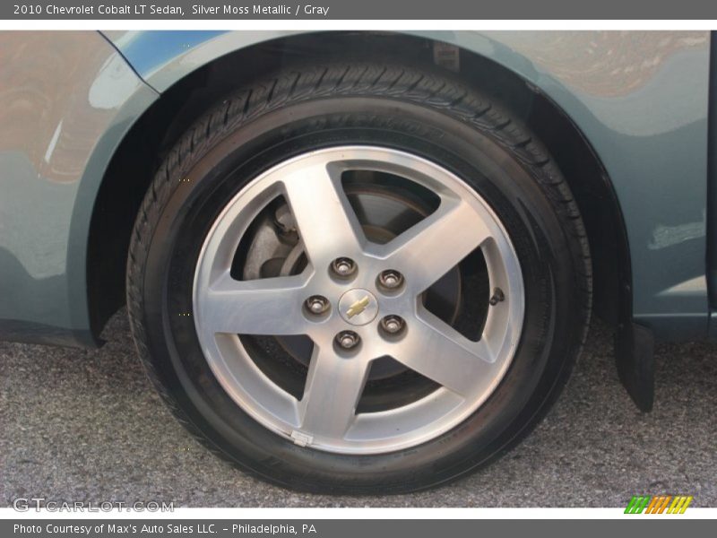 Silver Moss Metallic / Gray 2010 Chevrolet Cobalt LT Sedan