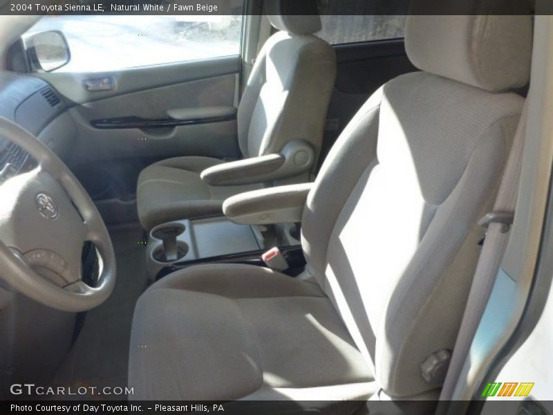 Natural White / Fawn Beige 2004 Toyota Sienna LE