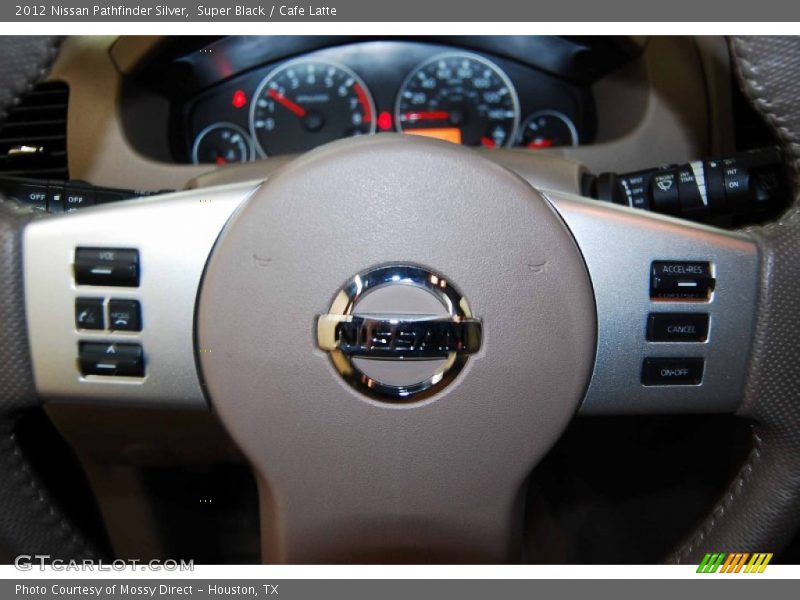 Super Black / Cafe Latte 2012 Nissan Pathfinder Silver