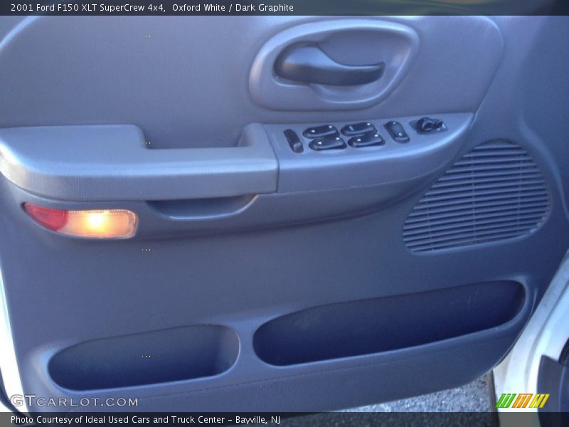 Oxford White / Dark Graphite 2001 Ford F150 XLT SuperCrew 4x4