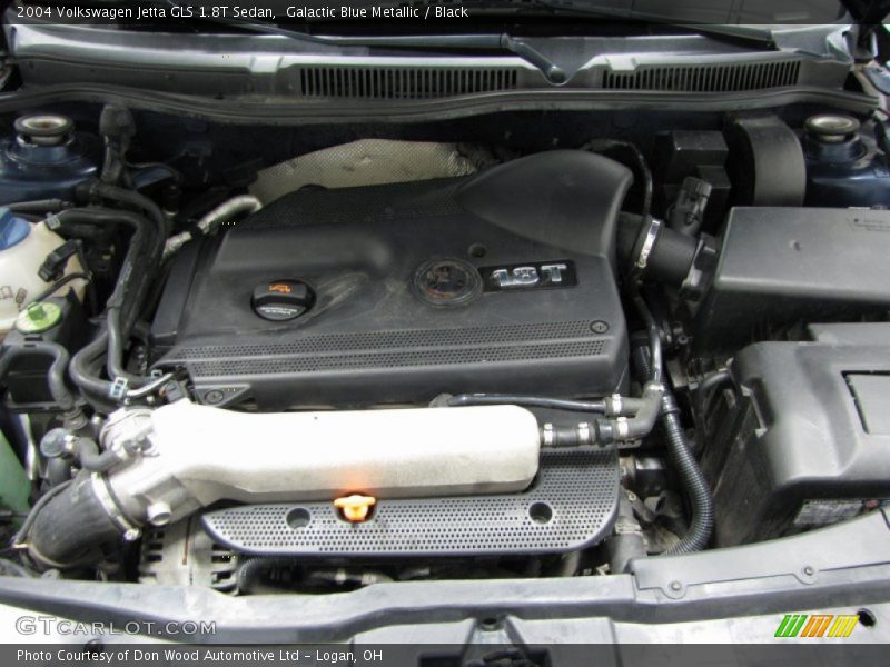 Galactic Blue Metallic / Black 2004 Volkswagen Jetta GLS 1.8T Sedan