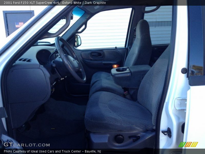 Oxford White / Dark Graphite 2001 Ford F150 XLT SuperCrew 4x4